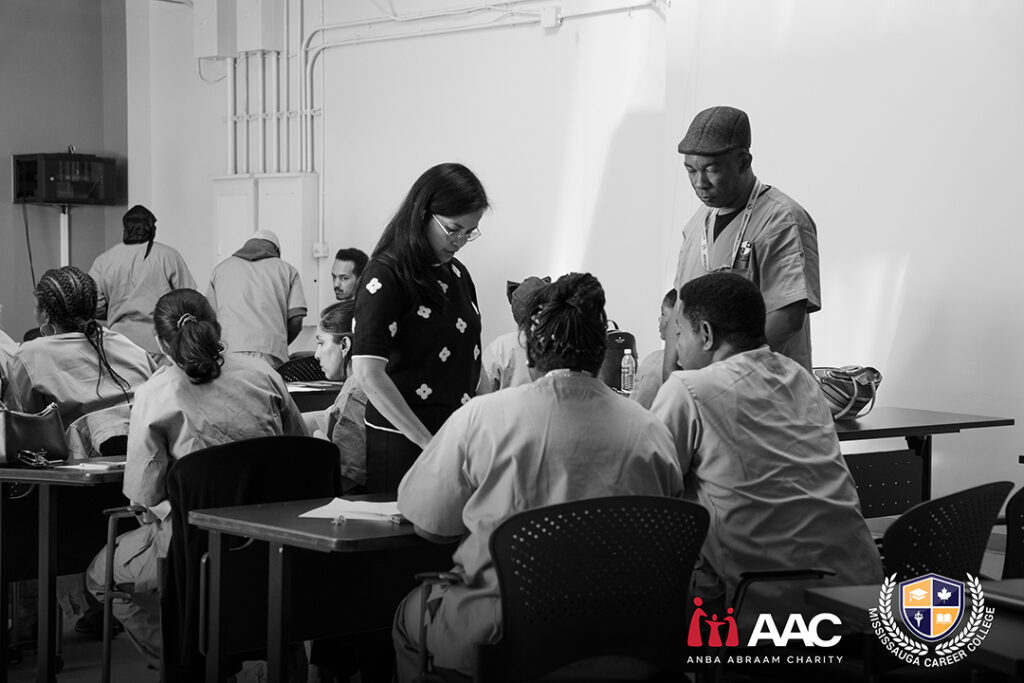 Students at Mississauga Career College receive
hands-on training and personalized guidance through
programs supported by AAC Anba Abraam Charity